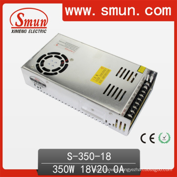 350W 18VDC Single Output Switching Mode Power Supply S-350-18